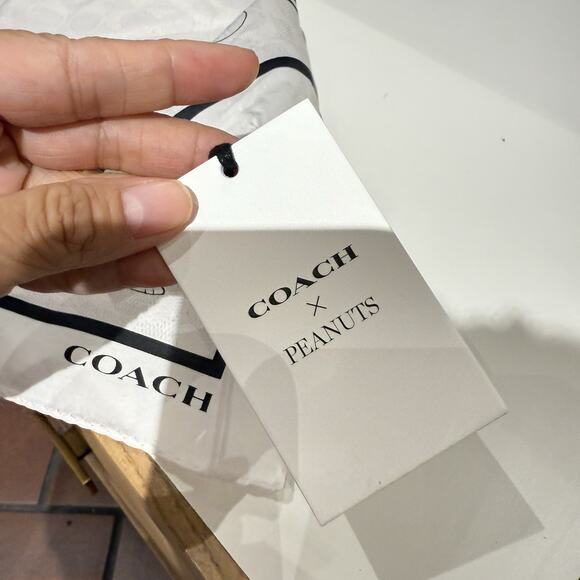 Last 2‼️Coach x Peanuts Signature Snoopy Print Bandana CBS39 - Picture 9 of 16